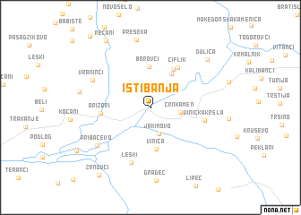 map of Istibanja