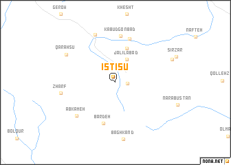 map of Īstī Sū