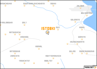 map of Istobki