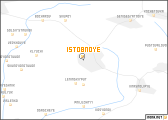 map of Istobnoye