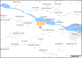 map of Istok