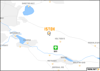 map of Istok