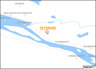 map of Istomina