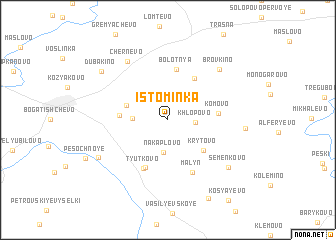 map of Istominka