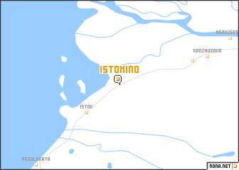 map of Istomino