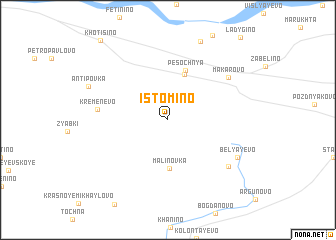 map of Istomino