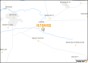 map of Istomino