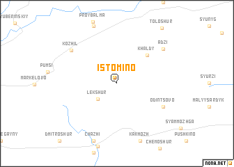 map of Istomino