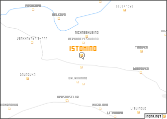 map of Istomino