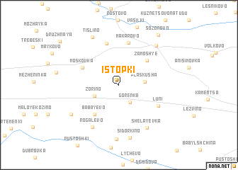 map of Istopki