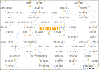 map of Istrăteşti