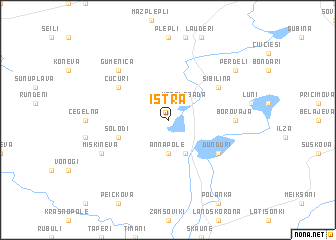 map of Istra