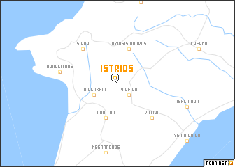 map of Ístrios
