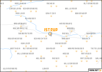 map of Istrup