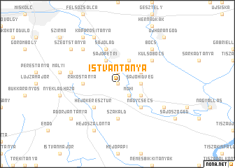 map of Istvántanya