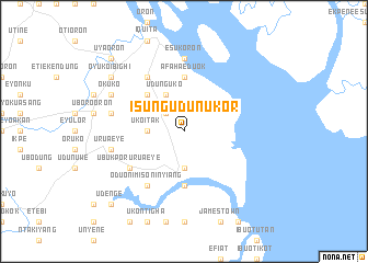 map of Isung Udun Ukor