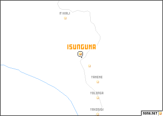 map of Isunguma