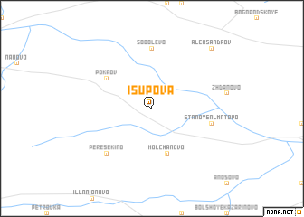map of Isupova