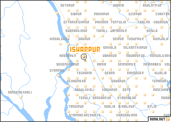 map of Iswarpur