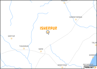 map of Iswerpur