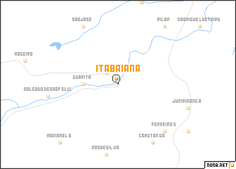 map of Itabaiana