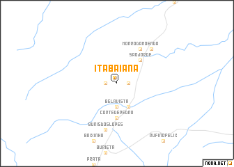 map of Itabaiana