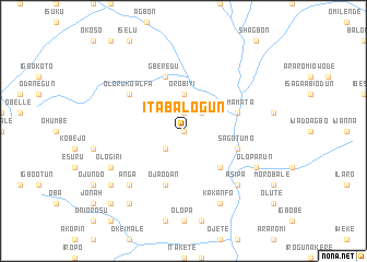 map of Ita Balogun