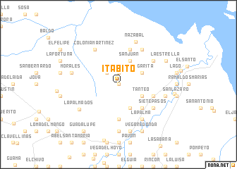 map of Itabito