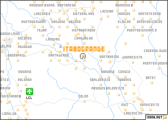 map of Itabo Grande