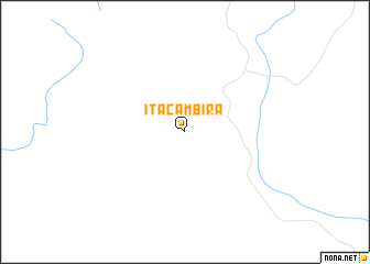 map of Itacambira