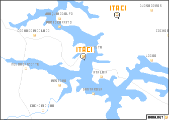 map of Itaci