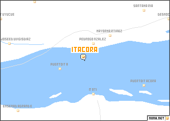 map of Itacorá