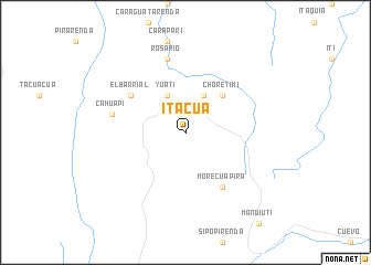 map of Itacua