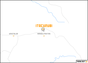 map of Itacurubi
