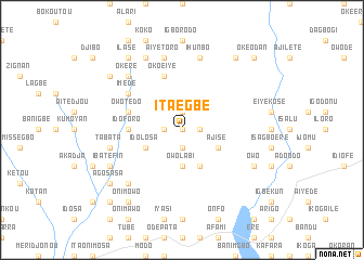 map of Ita Egbe