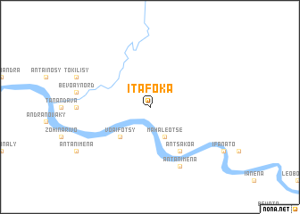 map of Itafoka