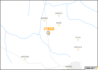 map of Itaga