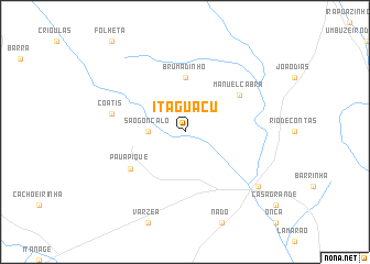 map of Itaguaçu