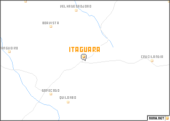 map of Itaguara