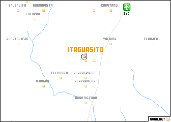 map of Itaguasito