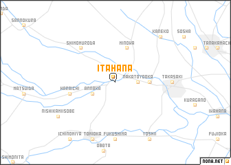 map of Itahana