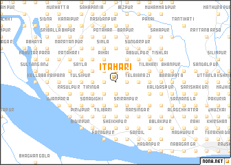 map of Itāhāri