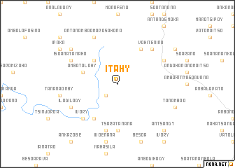 map of Itahy