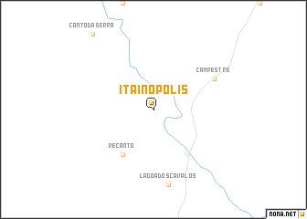 map of Itainópolis