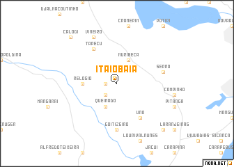 map of Itaiobaia