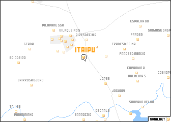 map of Itaipu