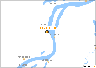 map of Itaituba