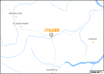 map of Itajibá