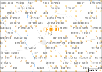 map of Itak Ikot