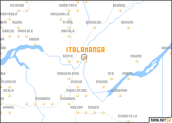 map of Italamanga